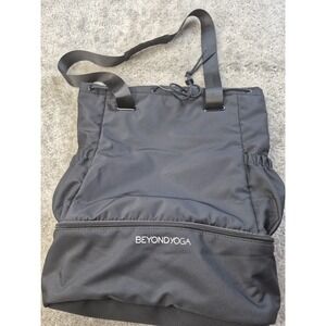 Beyond Yoga Gym Bag Drawstring Black Backpack Bag Pockets